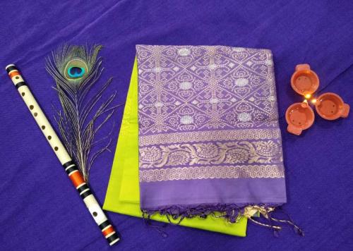 SOFT SILK SAREE WITH BLOUSE